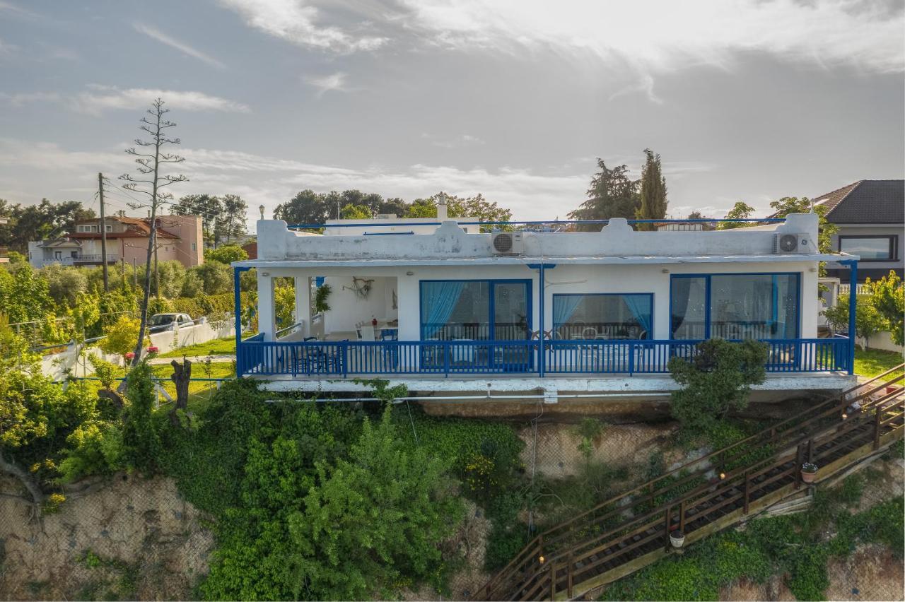 מקריגיאלוס Navy Greece Villa With Swimming Pool & Sea View מראה חיצוני תמונה